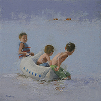 Three Men on a Raft