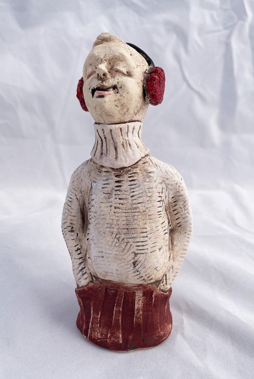 Caroler with Earmuffs